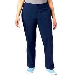 Nwt Columbia PFG Navy Blue Nylon Convertible Straight Leg Pants Omni-shade